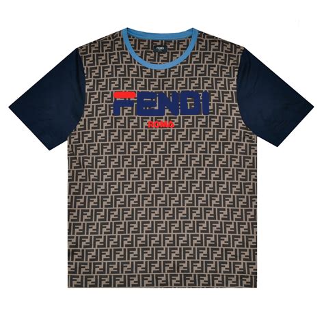 fendi fila collaboration - FILA x Fendi tee.